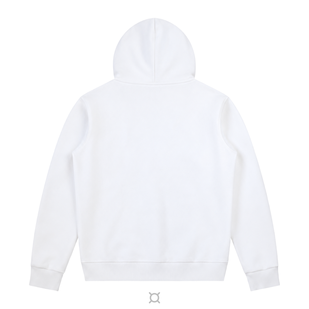 VAULT - Ralph White Zip-Up Hoodie