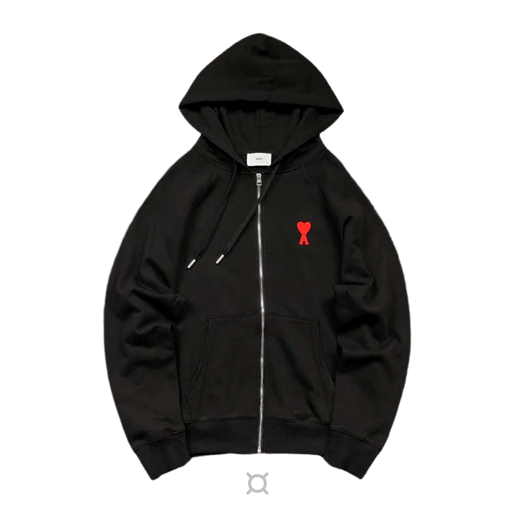 VAULT - AMi Zip-up Hoodie (black)