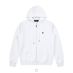 VAULT - Ralph White Zip-Up Hoodie