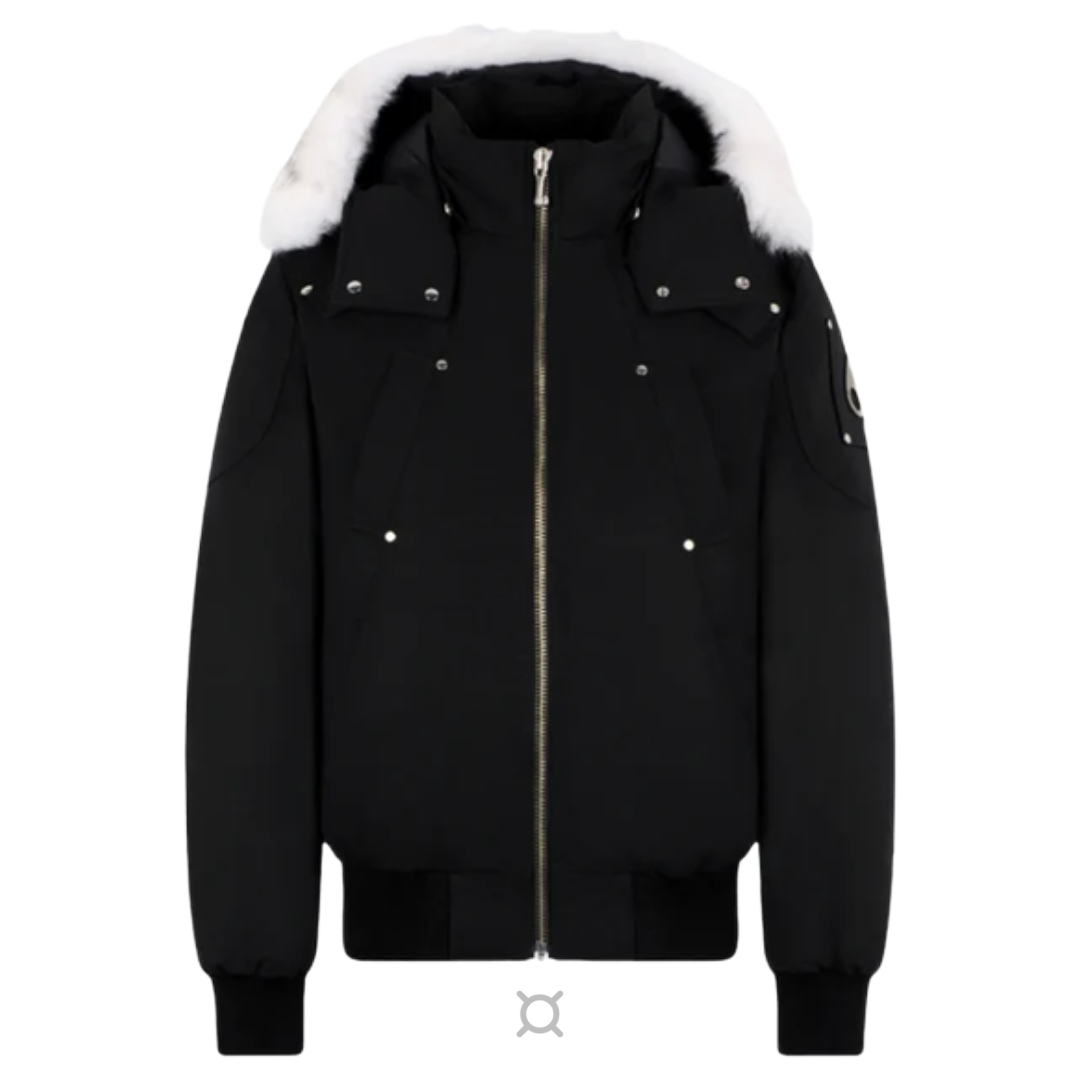 VAULT - Moose Knuckles White Fur Jacket