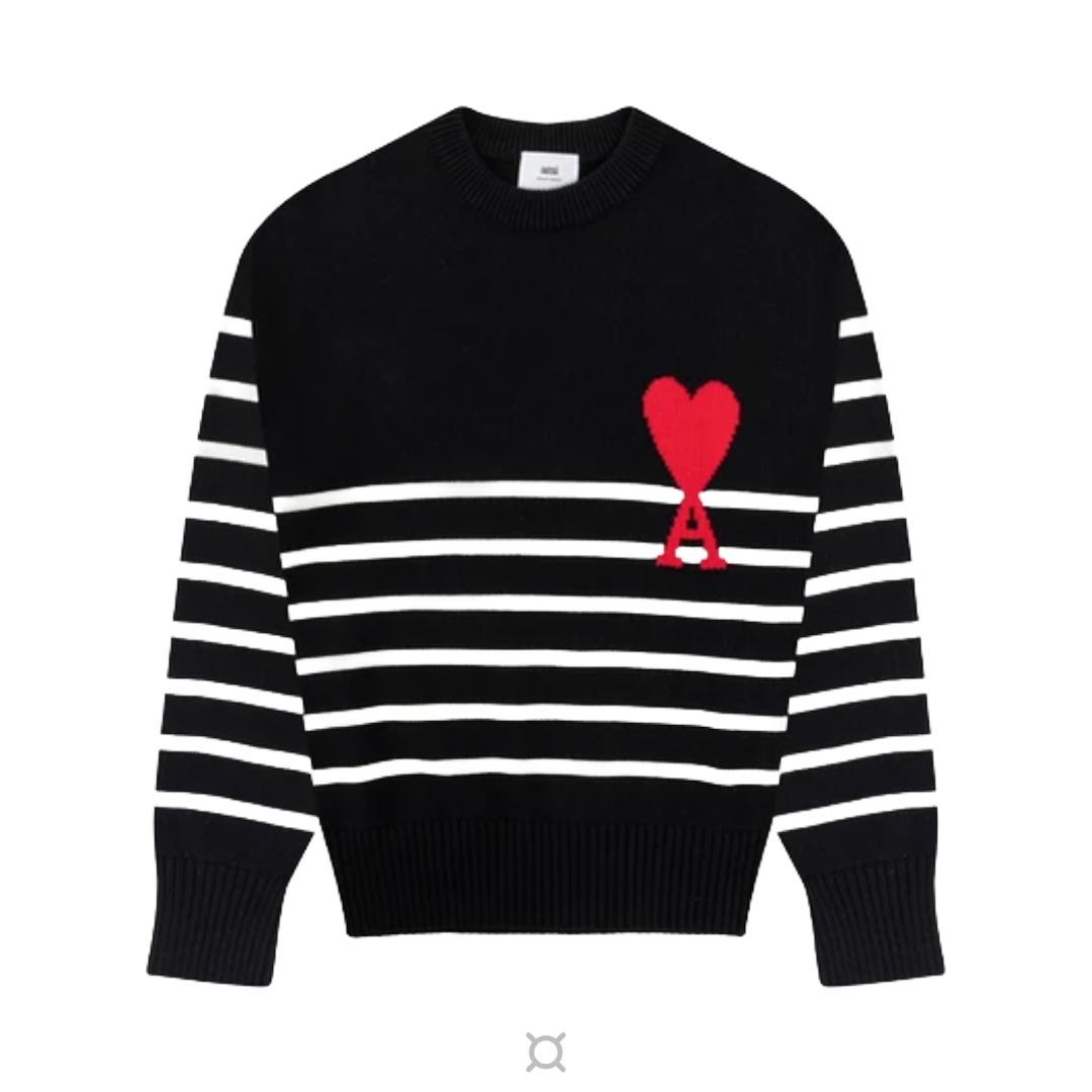 VAULT - AMI striped sweater