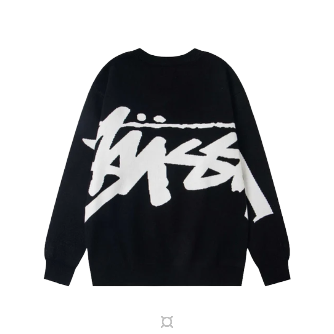 VAULT - Stussy Black Sweater