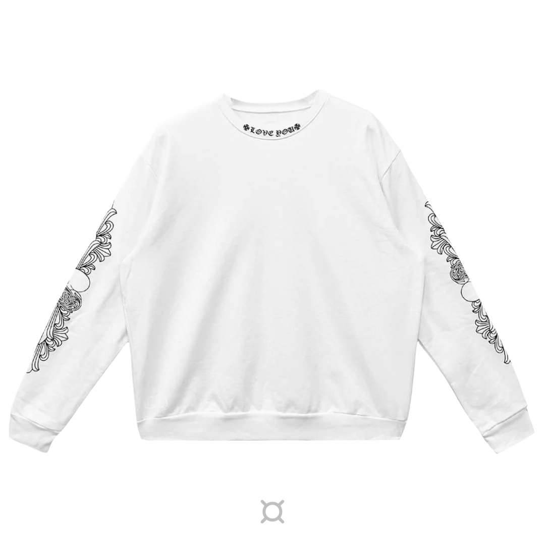 VAULT - Chrome Sweater (white)