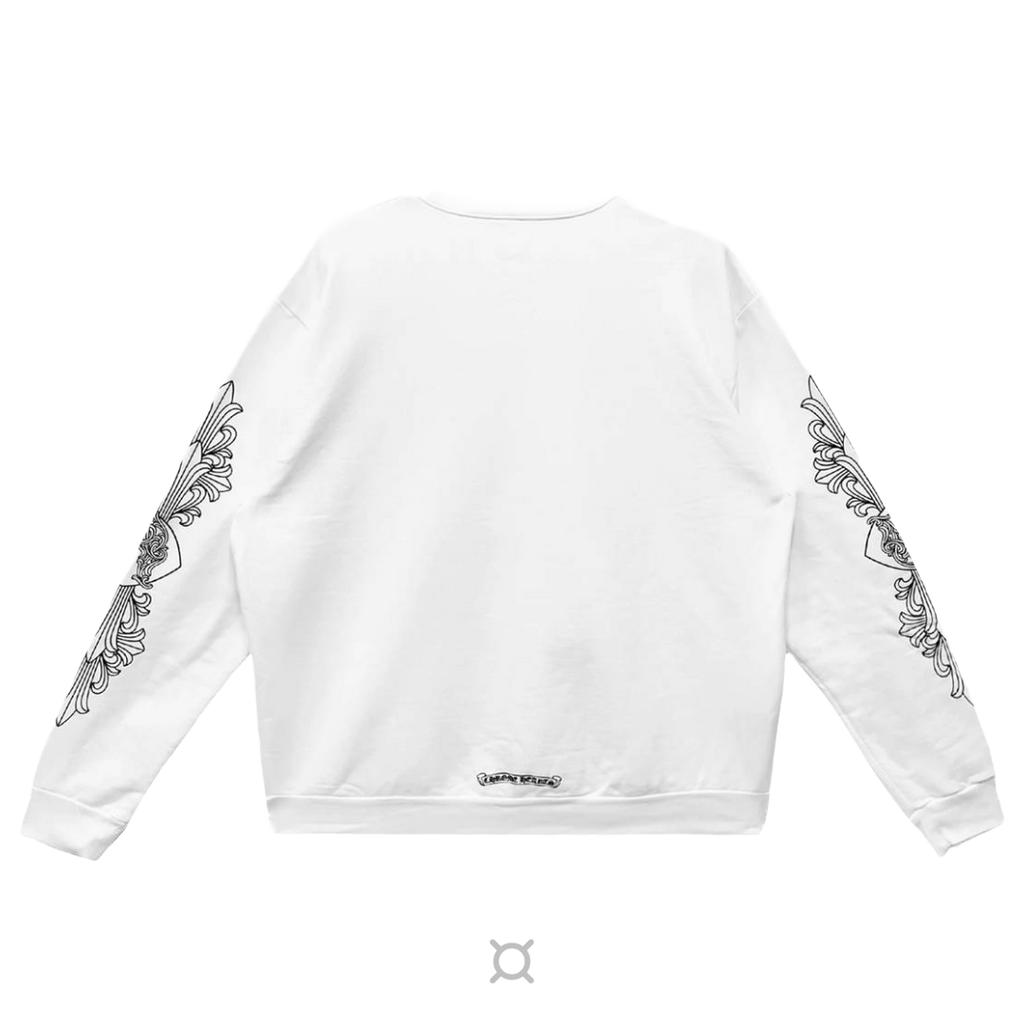 VAULT - Chrome Sweater (white)