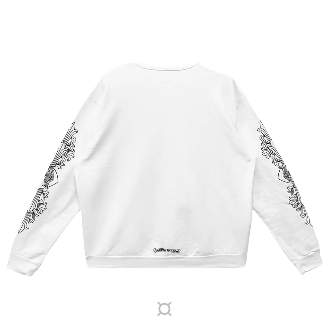 VAULT - Chrome Sweater (white)