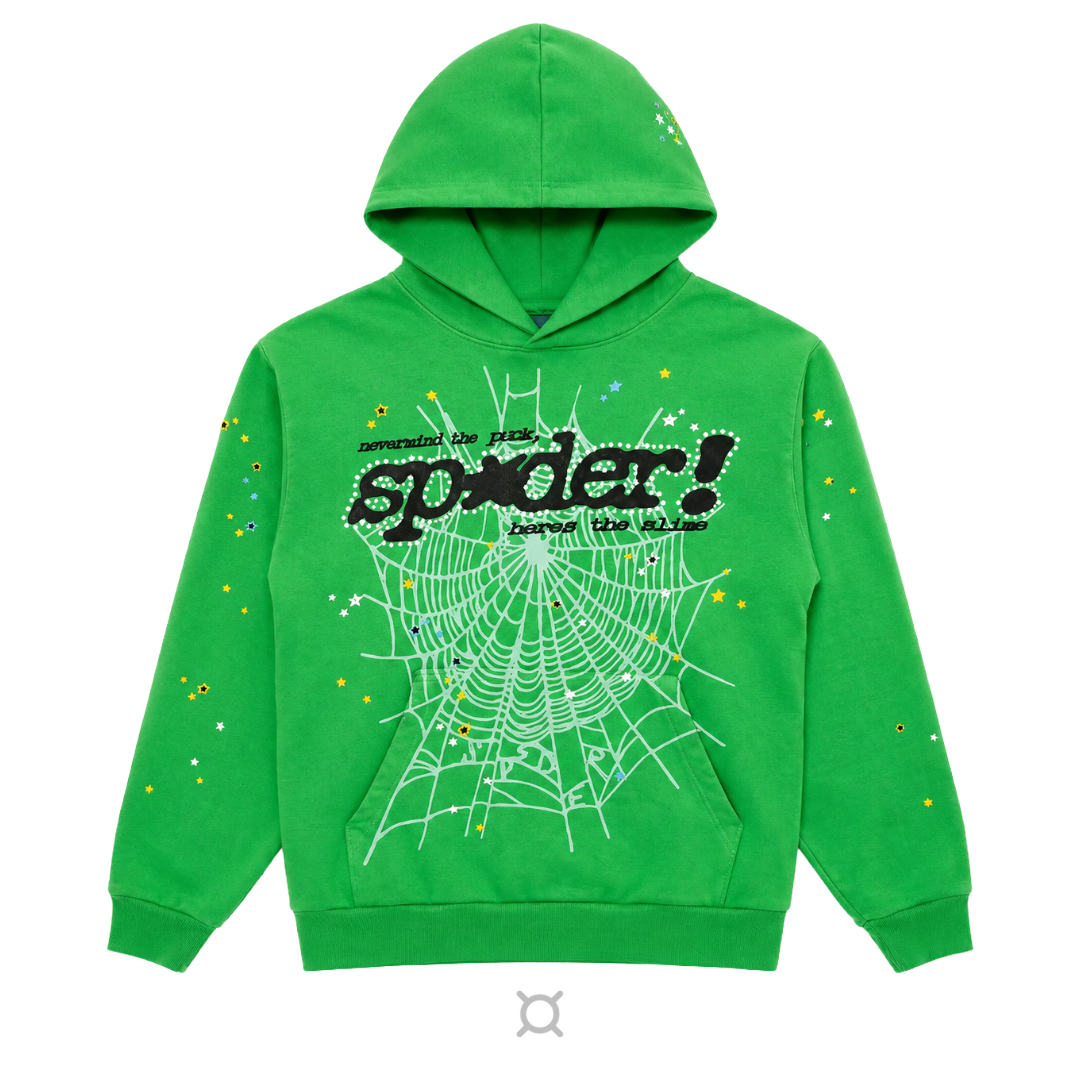 VAULT - Spider hoodie (green)