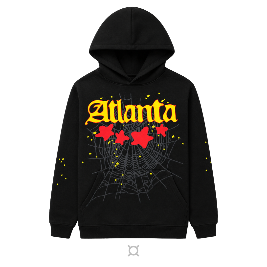VAULT - Spider Atlanta black hoodie