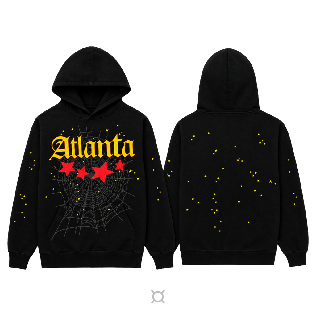 VAULT - Spider Atlanta black hoodie