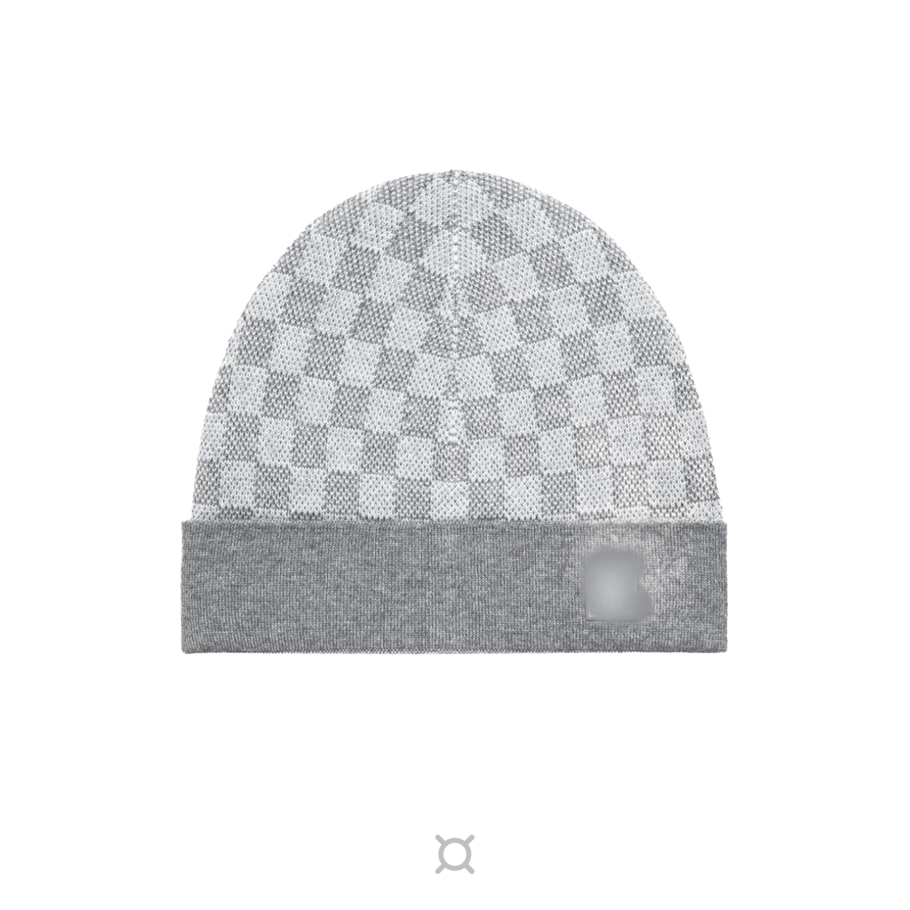 VAULT - Monograme Checked Beanie