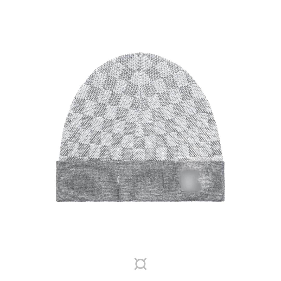 VAULT - Monograme Checked Beanie